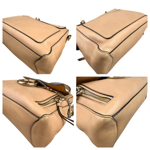 Chloe Medium Faye Day Bag  Nude Leather