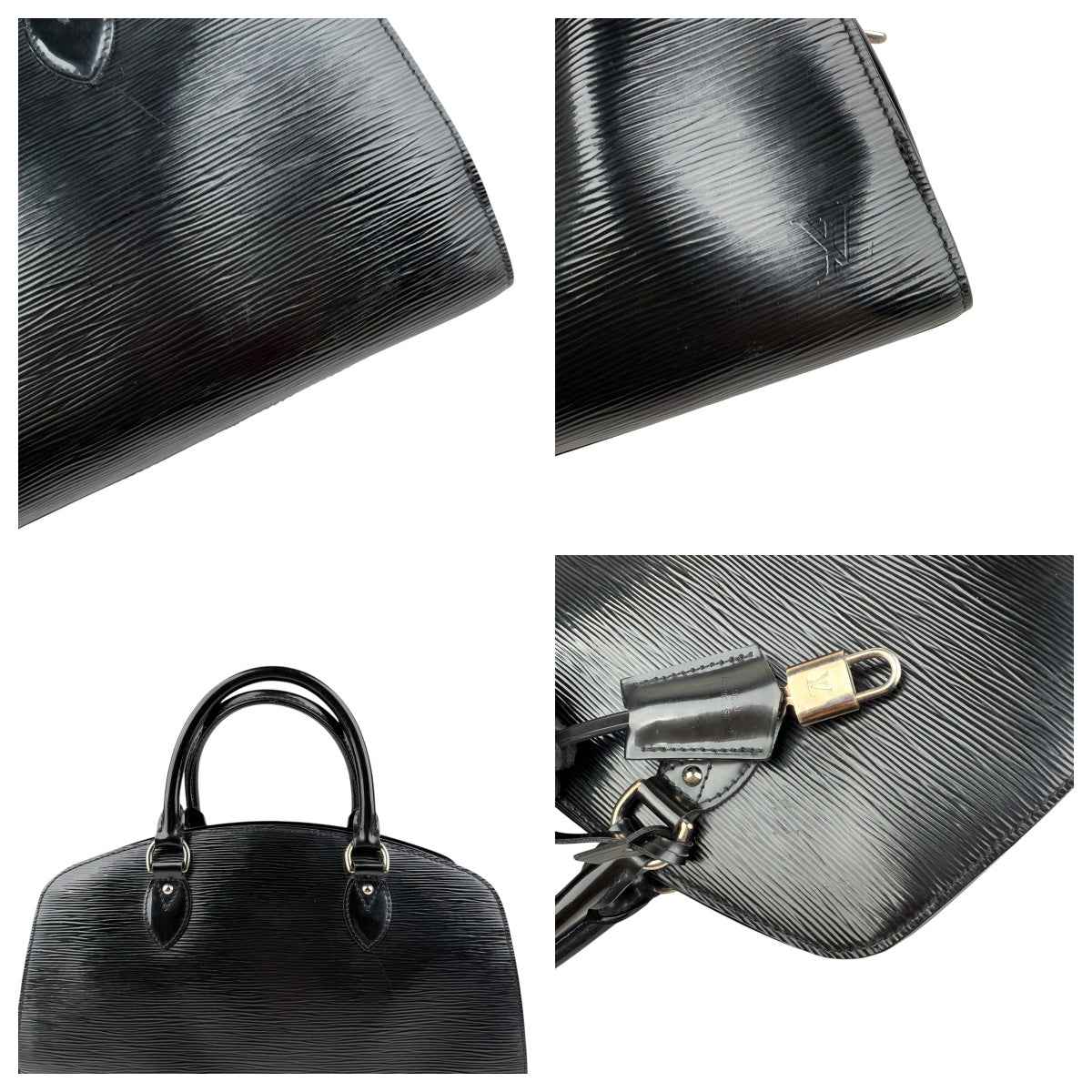 Louis Vuitton Black Electric Epi Leather Pont Neuf Bag