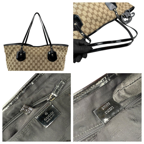 Gucci Medium GG Canvas Jolie Tote - Brown Tote Bags