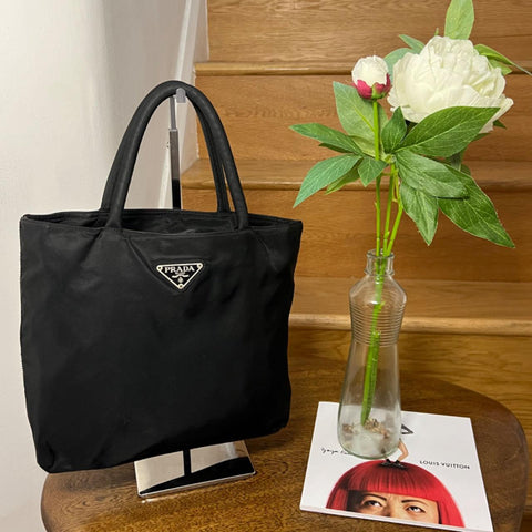 Prada Tessuto City Cloth Tote - Loop Vintage