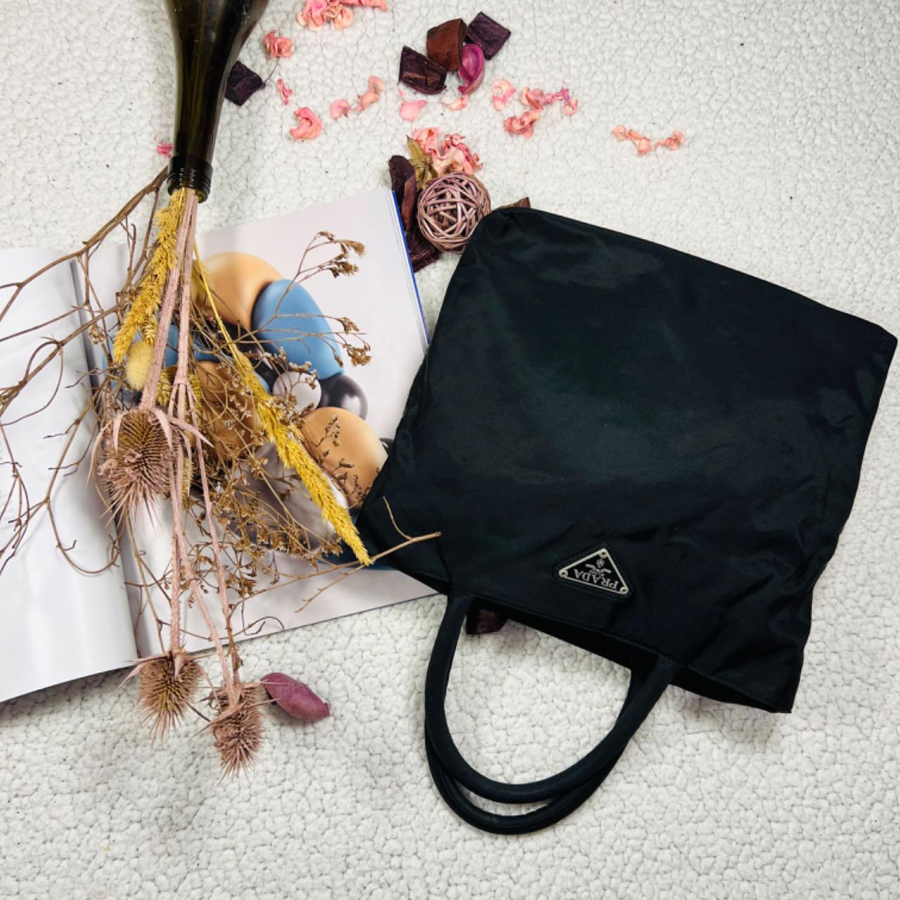 Prada Tessuto City Cloth Tote - Loop Vintage