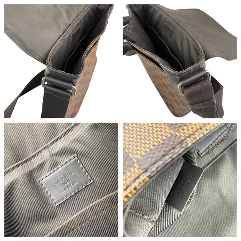Louis Vuitton Damier Ebene District  Crossbody Bag