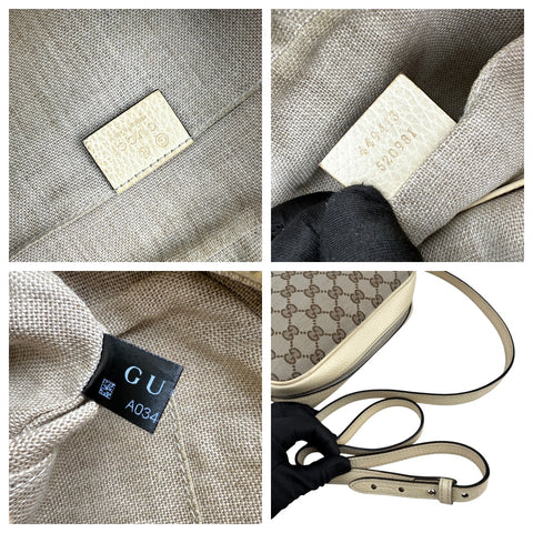Gucci GG Canvas Bree Crossbody Beige