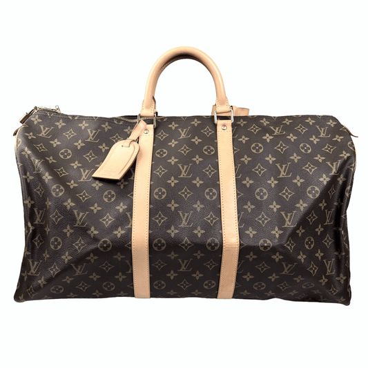 Louis Vuitton Keepall55 Leather Travel Bag