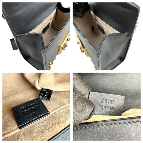 Gucci Padlock Studded Bag