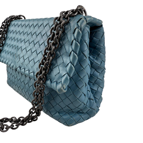 Bottega Veneta Nappa Intrecciato Olympia Shoulder Bag