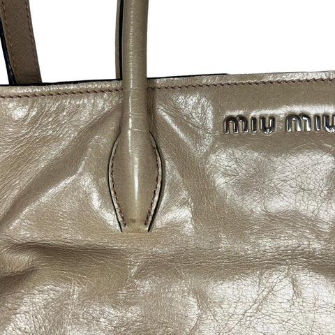 Miu Miu Leather Handbag - Loop Vintage