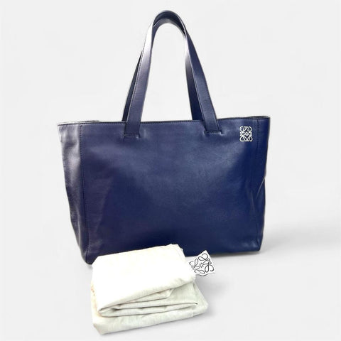 Loewe T Shopper Leather Handbag