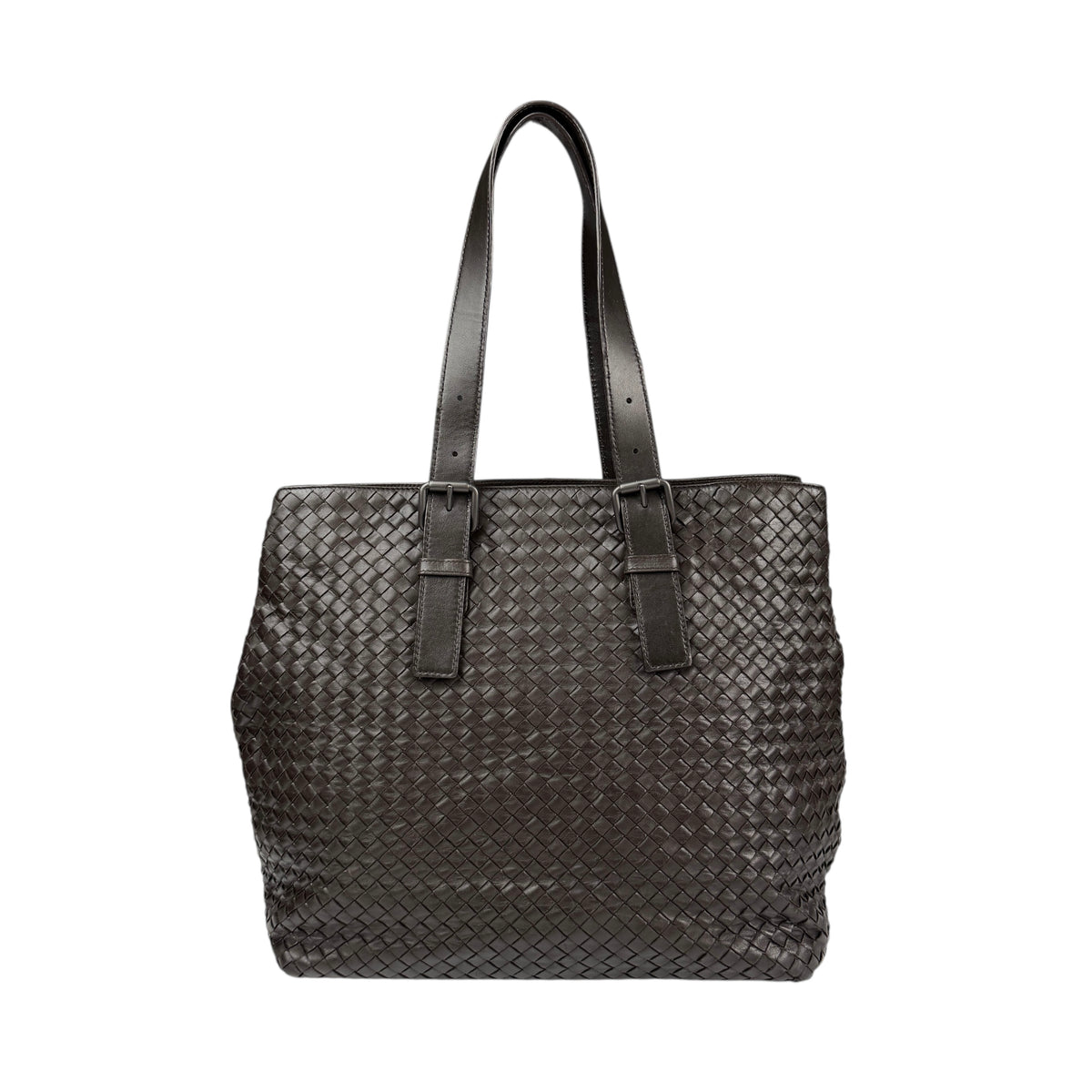 Bottega Veneta  Nappa Intrecciato Belted tote bag Brown