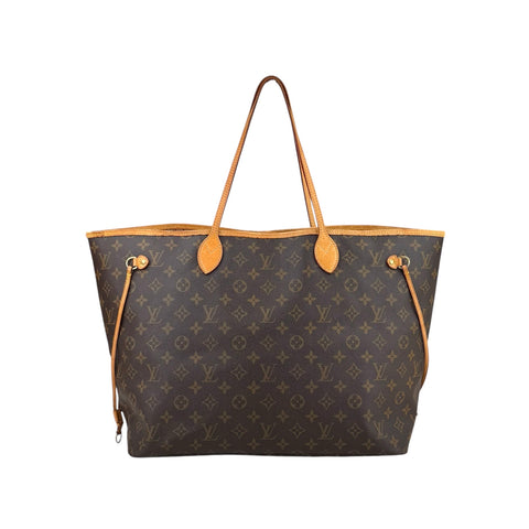 Louis Vuitton Neverfull Tote Bag Monogram Brown