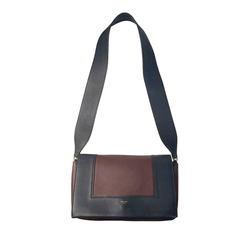 Celine Frame Leather Crossbody Bag Loop Vintage