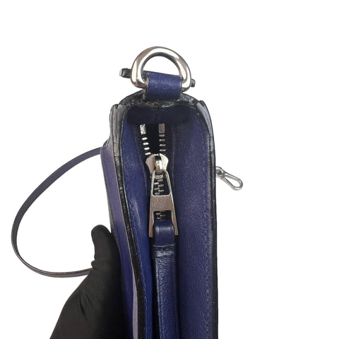 Loewe Puzzle Blue Pochette Anagram Shoulder Bag
