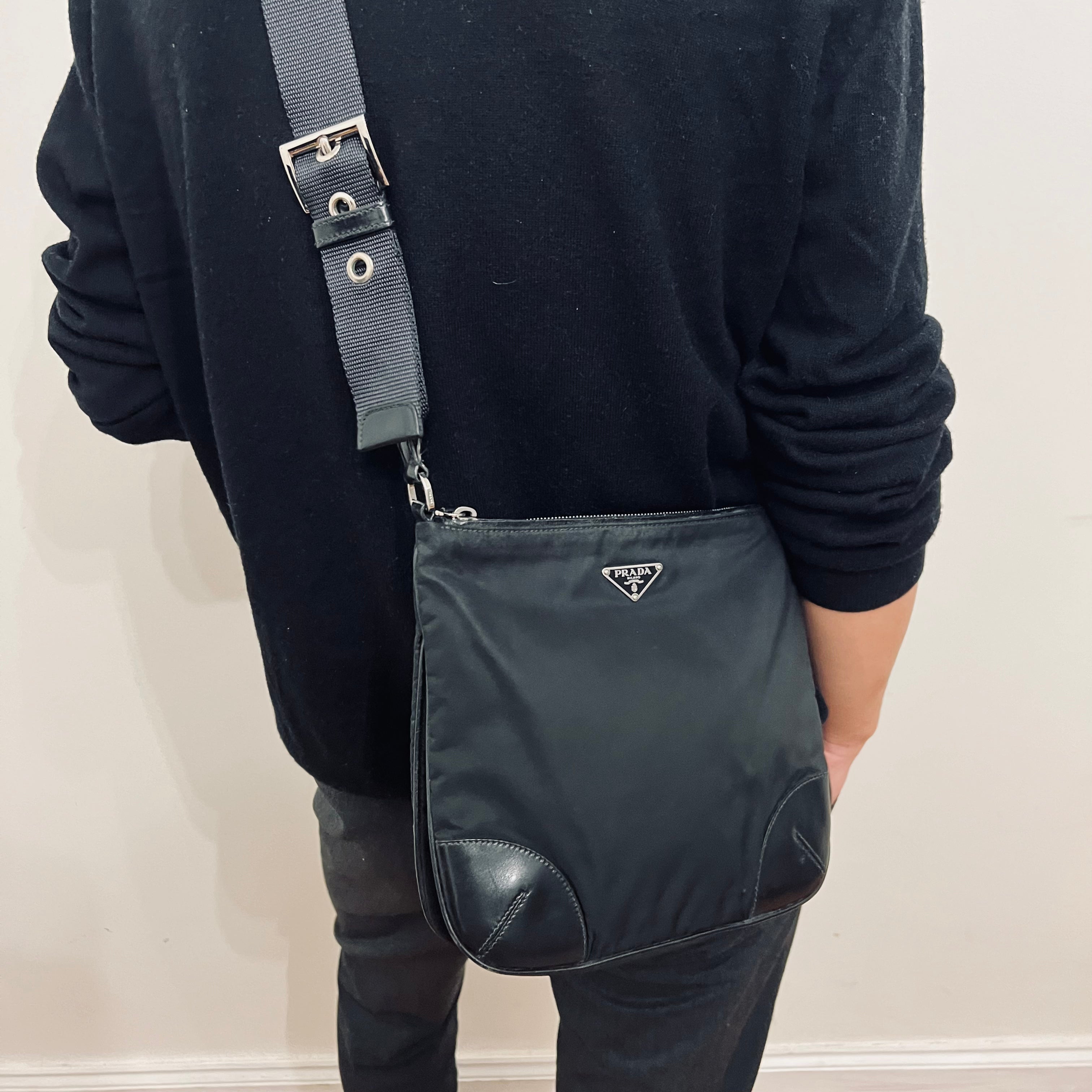 Prada Re-Nylon Cloth Handbag - Loop Vintage