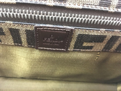 Fendi FLAT BAGUETTE CLOTH HANDBAG - Loop Vintage