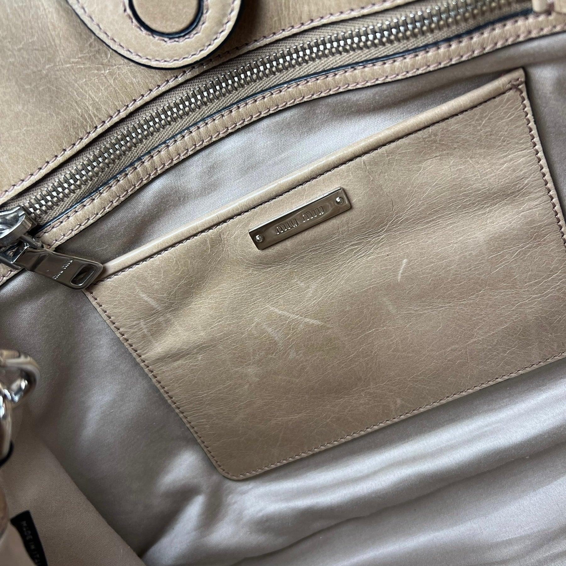 Miu Miu Leather Handbag - Loop Vintage