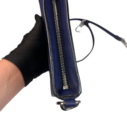Loewe Puzzle Blue Pochette Anagram Shoulder Bag