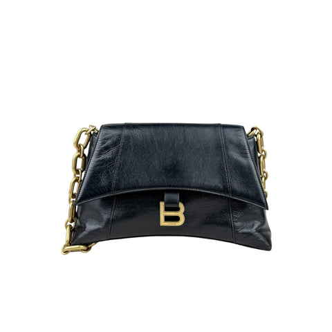 Balenciaga Downtown Black Veau (Calfskin)