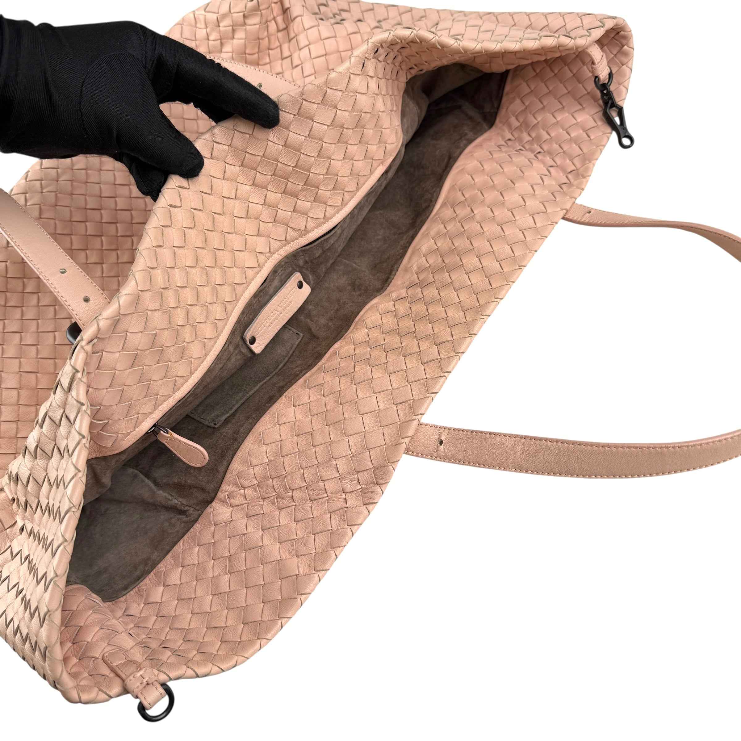 Bottega Veneta Nappa Intrecciato Leather Tote