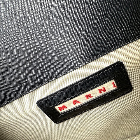 Marni Medium Colorblocked Leather Trunk Shoulder and Crossbody Bag