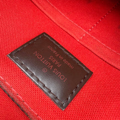 Pre-owned louis-vuitton-besace-roseberry-brown-leather-shoulder-bag-front