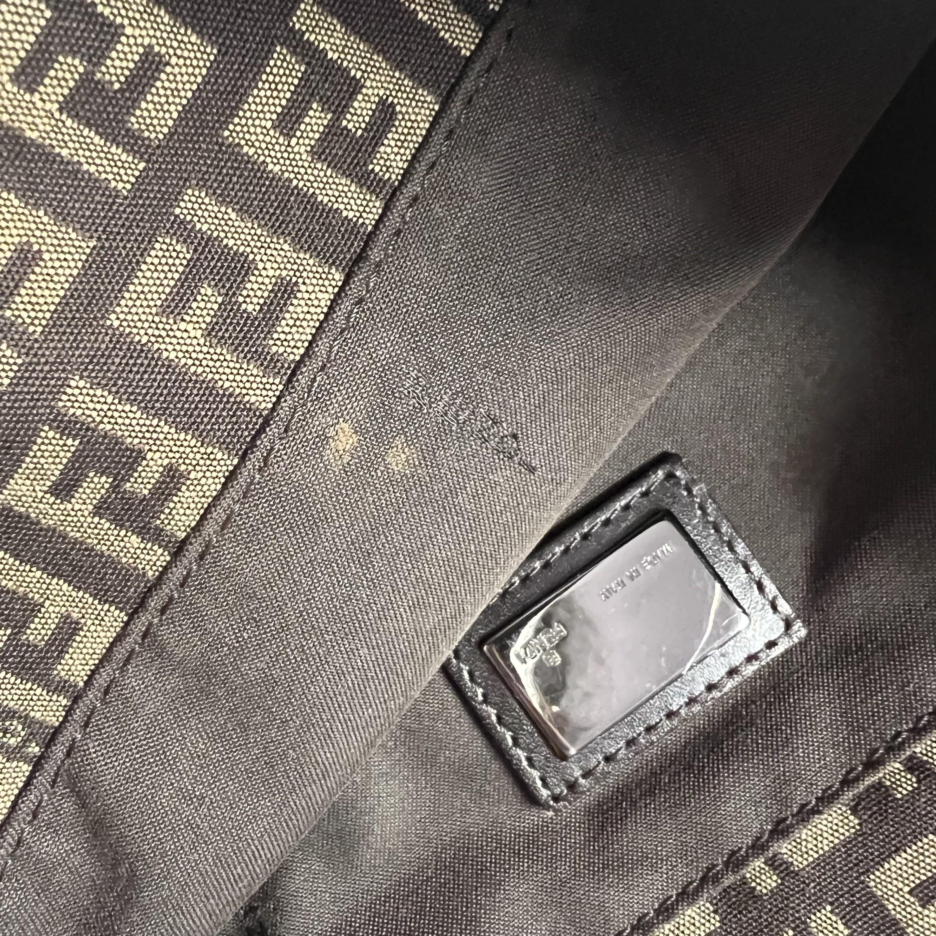 Fendi  Roll Bag Cloth Tote - Loop Vintage