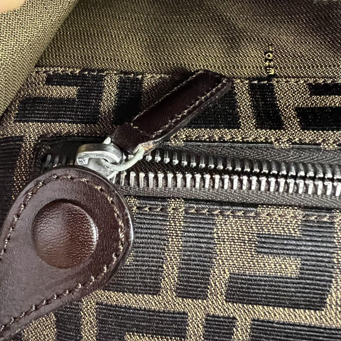 Fendi FLAT BAGUETTE CLOTH HANDBAG - Loop Vintage