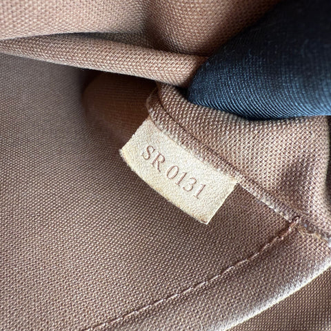 Louis Vuitton Palermo Shoulder Bag Brown Canvas