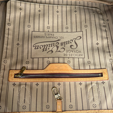 Louis Vuitton Neverfull Tote Bag Monogram Brown