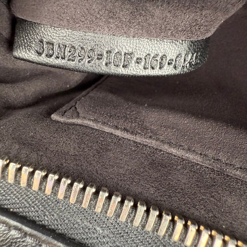 Fendi Black Nappa Leather Small DotCom Bag