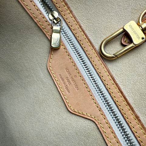 Louis Vuitton handbag hampstead toile damier azur shoulder bag