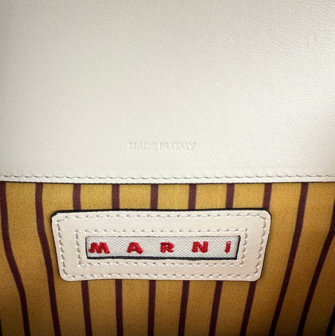 Marni Medium Colorblocked Leather Trunk Shoulder and Crossbody Bag