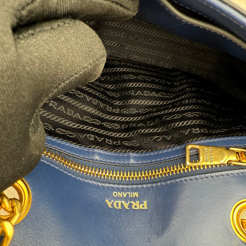 Prada PradaSaffiano Pattina Flap Shoulder Bag