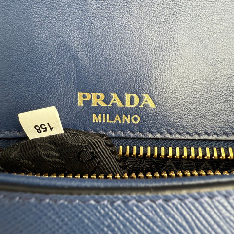 Prada PradaSaffiano Pattina Flap Shoulder Bag