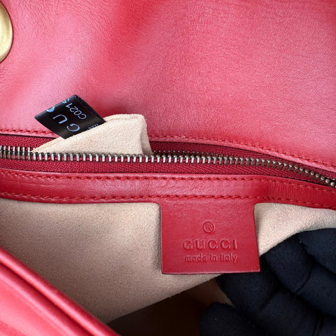 Gucci Marmont Red Shoulder Bag