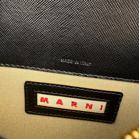 Marni Medium Colorblocked Leather Trunk Shoulder and Crossbody Bag