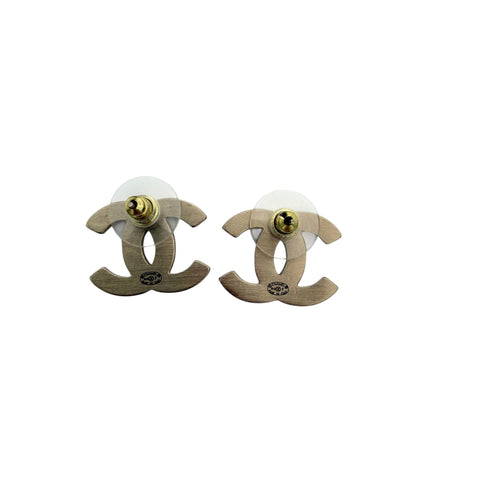 Chanel CC Stud Earrings