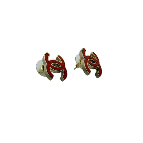 Chanel CC Stud Earrings