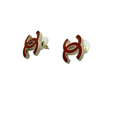 Chanel CC Stud Earrings