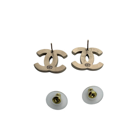 Chanel CC Stud Earrings