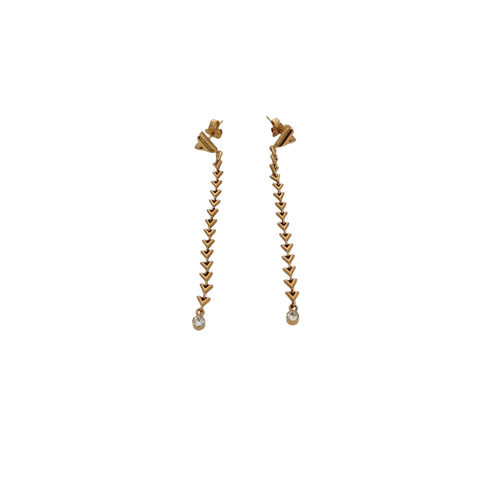 Louis Vuitton Essential V Long Swing Earrings