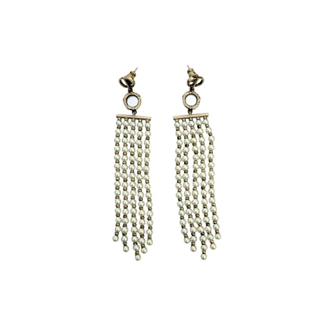 Pre-owned Christian Dior evolution Chain Drop Earrings main image