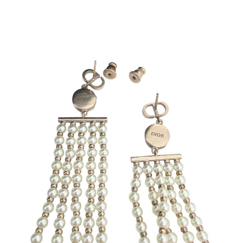 Christian Dior evolution Chain Drop Earrings