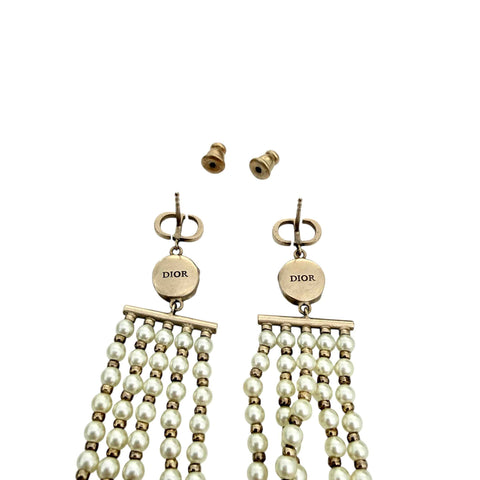 Christian Dior evolution Chain Drop Earrings