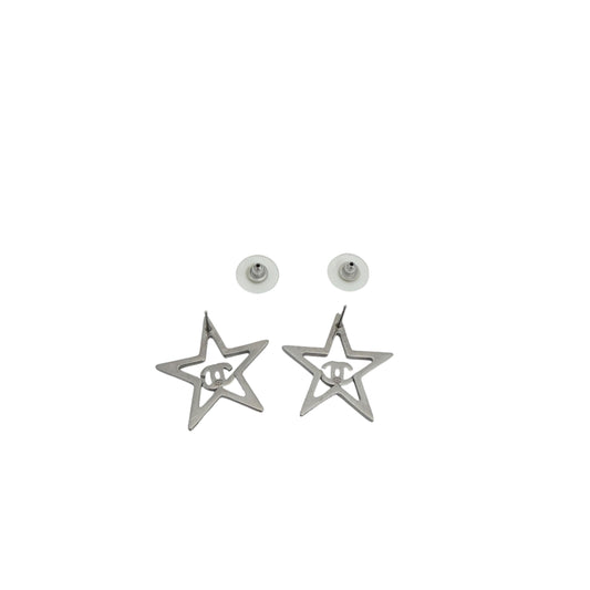 Chanel Strass Star Earrings