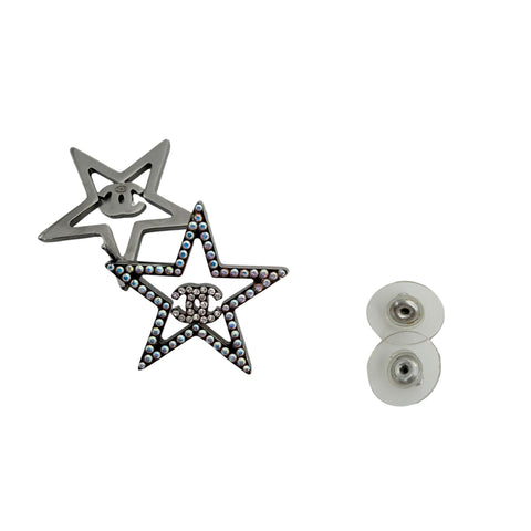 Chanel Strass Star Earrings