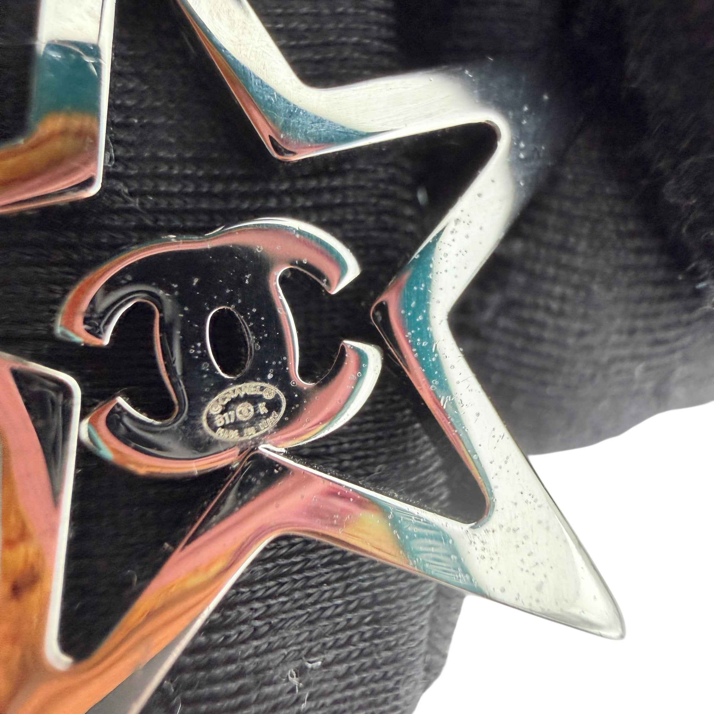 Chanel Strass Star Earrings