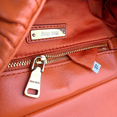 Miu Miu nappa chain flap crossbody