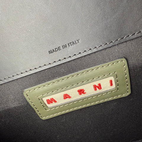 Marni Medium Colorblocked Leather Trunk Shoulder and Crossbody Bag