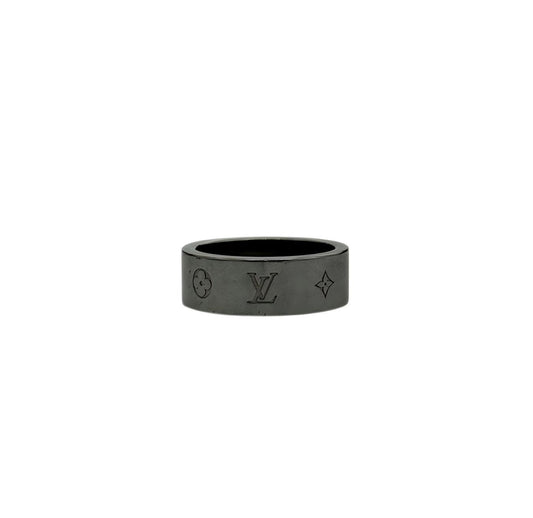 Pre-owned Louis Vuitton Monogram Nanogram Instinct Ring M00513 Silver Metal main image