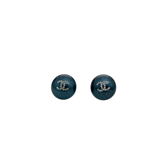 Chanel Crystal Stud Earrings